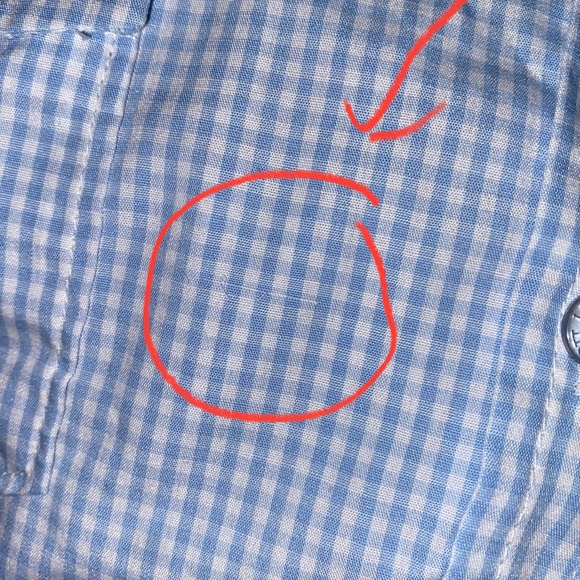 Laura Scott Gingham Button Down Shirt Size Women’s Extra Large - Picture 10 of 10